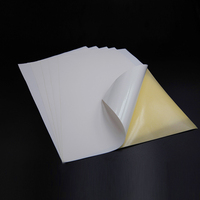 Étiquette thermique directe auto-adhésive protégée, matière première |   Papier DT, colle thermofusible, support de transfert en glassine jaune