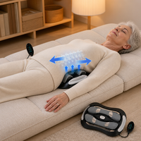 Masajeador de Cintura con Vibración y Calor de Diseño Original, con Compresa Caliente y Tracción Lumbar para Aliviar el Dolor Lumbar y Uso Doméstico