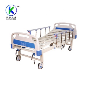 Équipements médicaux de lit d'hôpital de medicl de manivelle du manuel d'usine de Hebei <span class=keywords><strong>pour</strong></span> le patient <span class=keywords><strong>handicapé</strong></span> - Product Image 1