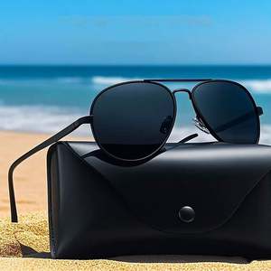 Gafas de Sol de Aviador Retro 2025 con Logotipo Personalizado, Lentes de Espejo con Protección UV400, Gafas de Sol Polarizadas para Hombre y Mujer para Conducir - Product Image 1