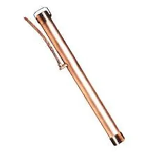 Power plant lightning protection grounding electrode. Pure copper electrolytic ion ground rod