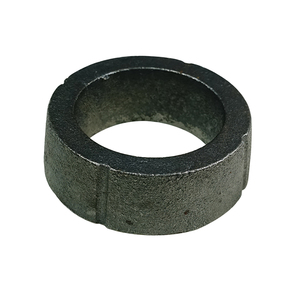 Black <b>Cast</b> Metal Ring Clamp with Protruding Tabs for Secure Pipe Fitting Applications - Product Image 4