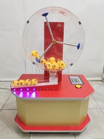 Machine de tirage au sort électrique transparente pour billes de ping-pong, mélangeur de balles de bingo, équipement de jeu de loterie chanceuse