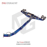 Système d'échappement CatBack Valvetronic en titane ING pour Nissan GTR R35, pièces de tuning ultra-légères haute performance, vente en gros