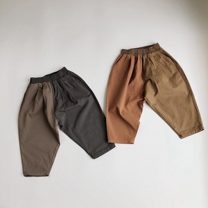 Leggings unisexes en coton et chanvre pour enfants, pantalon décontracté à empiècements style radis pour le printemps et l'automne, vêtements de mode pour bébés garçons et filles - Product Image 2