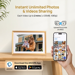 Arzopa 10.1 Inch Wifi Touch Video Nft Digitale Foto Cuadros Foto Foto Marco Retratos Cuadro Porta Display Portaretrato Frame - Product Image 2