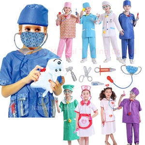 Ropa de día de carrera de jardín de infantes para niños Chefs Panaderos Escenario Drama Show Performance Niños Halloween Chef Pet Doctor Disfraz - Product Image 1