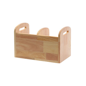 Rubberwood Desktop Bookshelf Simple Bookend Shelf For Office <b>Desk</b> Storage Rack Small Bookcase - Product Image 5