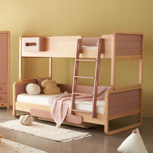 Only B2B Boori Personnalisé Moderne Assemblage Facile Bois Massif pour Enfants ou Enfants Maison Meubles de Chambre à Coucher Garçon Lit Haut et Bas - Product Image 3