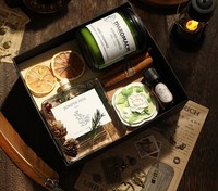 Coffret Cadeau d'Entreprise de Luxe 2026 – Bougie d'Aromathérapie Rose Poudré, Bombe de Bain, Tasse en Céramique – Cadeau de Relaxation pour Femme