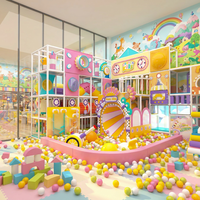 Aoleao Nuevo Laberinto de Juegos Infantiles de Alta Capacidad con Diseño Personalizado para Interiores con Tirolina |   Certificado CE TUV |   Directo de Fábrica