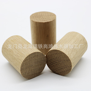 ขาเฟอร์นิเจอร์ไม้โอ๊คขาวแท่งกลม HW G 036 สไตล์จีน - Product Image 4