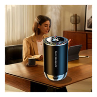 Diffuseur d'arôme de pulvérisation intelligent en alliage Portable de luxe diffuseur d'arôme d'huile essentielle de voiture de type C rafraîchir l'air de la maison