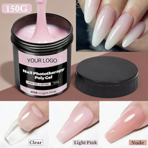 Gel de construction pour ongles nude en gros, prix compétitif, gel couleur nude pour extension d'ongles, OEM, gel UV souple de construction - Product Image 2