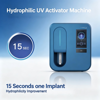 Activateur UV pour implants dentaires Ti-100, machine hydrophile pour surface d'implant dentaire à écran tactile en 15 secondes