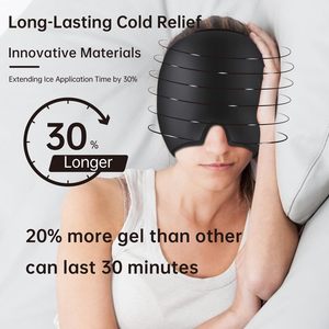 Productos Más Vendidos 2026, Compresa Fría Personalizada, Gel Refrigerante, Envoltura <span class=keywords><strong>para</strong></span> <span class=keywords><strong>la</strong></span> Cabeza Reutilizable, Suministros <span class=keywords><strong>para</strong></span> Terapia de Rehabilitación de Dolores de Cabeza y Migrañas - Product Image 3