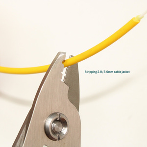 Outil de dénudage de fibres optiques Cfs 3 pince à dénuder de câble de dérivation de fibres optiques 250-125Mu Cutter 3 trous - Product Image 2