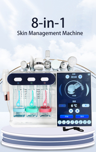 New 8 in 1 <b>Oxygen</b> Jet Super Bubble Water Jet Microdermabrasion Aqua Peel <b>Machine</b> Facial Hydra Dermabrasion With Skin Analysis - Product Image 3