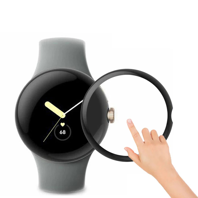 PMMA Soft Protective Film Smartwatch Full Watch Cover Screen Protector for Google Pixel Watch