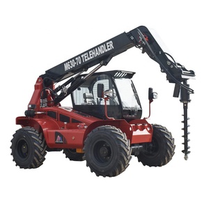 Barato <span class=keywords><strong>3</strong></span> 4 5 <span class=keywords><strong>ton</strong></span> Todas las ruedas conducen la carretilla elevadora del terreno áspero 4x4 Elevador telescópico con accesorio de abrazadera de pacas - Product Image 6