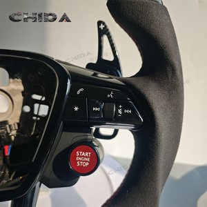 พวงมาลัยคาร์บอนไฟเบอร์เหมาะสำหรับ audis A3 S3 S4 S5 S6 R8 A7 <span class=keywords><strong>Q3</strong></span> Q7 A6L B8 B9 A7L A8 RS6 Q5 RS7 TT A4 A5 C7 <span class=keywords><strong>RS</strong></span> Q6 - Product Image 2