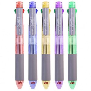Bolígrafo Multifuncional Retráctil de 4 Colores, Diseño Novedoso, Cuerpo de Plástico de 0.5mm, Bolígrafo Multicolor - Product Image 3