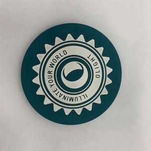 Sous-verres réutilisables en caoutchouc, sous-verres en vinyle, sous-verres personnalisés pour boissons, imprimés - Product Image 2