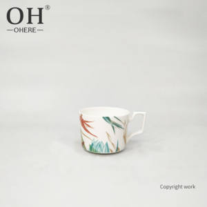 Ensemble de thé Oh Luxury Plant Prianted avec pot à thé et boîte de conserve Meilleur service à café familial et de café en Chine - Product Image 5