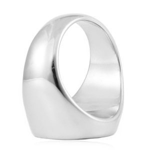 yunnique Men's <b>Titanium</b> Steel <b>Ring</b> Round Black Inlay Bezel Setting Gift Jewelry - Product Image 4