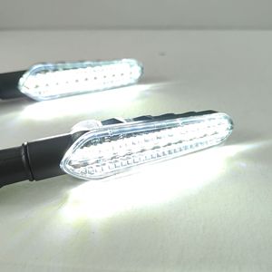 Luz LED de Señal de Giro Secuencial para Motocicleta, 12V, Montaje Lateral de Una Sola Línea, para Actualización, 10 Lentes SX-065 - Product Image 2