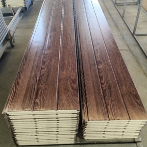 Bon <span class=keywords><strong>prix</strong></span> panneau sandwich <span class=keywords><strong>polyuréthane</strong></span> métal sculpté planches pour appartement villa isolation des murs - Product Image 3