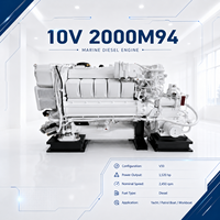 Moteur diesel marin turbocompressé refroidi par eau SCDC MTU Série 2000 10V 2000M94 pour yacht rapide, navire de patrouille et bateau de transport de personnel