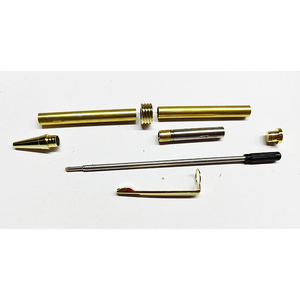 Kits de fabricación de bolígrafos de autoensamblaje RTS Torno Legacy Nuevo en blanco DIY Barriles de latón Twist <span class=keywords><strong>Gaby</strong></span> Pen Kits Torneado de madera - Product Image 5
