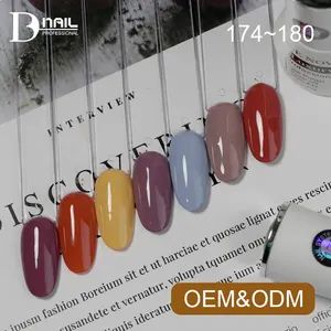 2022 Newest Art Enamel Base Coat Top Coat Polish Nail Art Enamel Uv Gel Kit