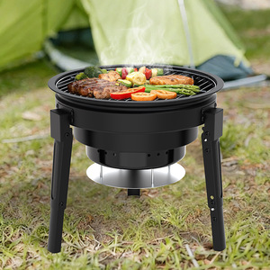 Keyo 14-Inch Folding BBQ Grill Charcoal Stove Outdoor Portable Grill For Party And Tea Brewing - Product Image 2