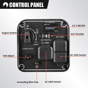 Nuevas Llegadas: Generador Inverter Silencioso de 4 Tiempos, 7/10 Horas de Autonomía, Pequeño, Doméstico, 230/120/240V, 1.8/2KW, Portátil, de Gasolina, para Exteriores - Product Image 4