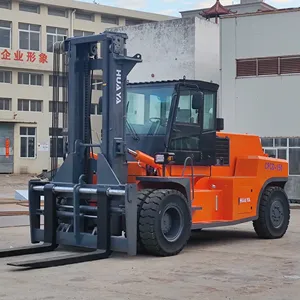Factory price diesel 12- 16 ton High quality EPA Eur5 engine maximal forklift triplex mast side shifter heavy duty rough tire