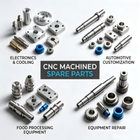 Pièces usinées CNC (tourage et fraisage) OEM en acier inoxydable, aluminium, laiton, usinées par électroérosion à fil, pour refroidissement automobile, machines alimentaires, pièces de rechange/remplacement