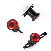 Lampu Belakang Sepeda Pintar, Lampu Rem Sensor Cerdas Otomatis Nyala Mati, Tahan Air IPX6, Lampu Belakang Sepeda Isi Ulang USB
