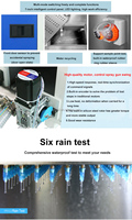 LIYI IEC60529 ISO 20653, Machine de Test d'éclaboussures d'eau à pression de Simulation étanche