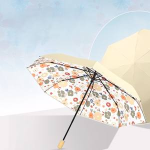 Gran oferta de bajo <span class=keywords><strong>precio</strong></span> para adultos, multicolor, 8 costillas, <span class=keywords><strong>protector</strong></span> <span class=keywords><strong>solar</strong></span> plegable Manual y paraguas fino de doble propósito resistente al viento - Product Image 1