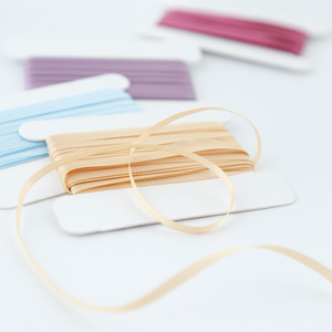 Nine-Colored Ribbon 3mm Double-Faced Satin Polyester Ribbon Solid Color Diy Craft Material For Hair Accessory Bookmark - Product Image 2