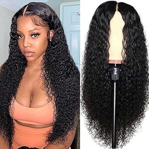 Perruques brésiliennes en cheveux vierges prêtes à être expédiées, bouclées afro crépues, pré-épilées, densité 180%, avec dentelle frontale complète 13x4, pour femmes noires - Product Image 3