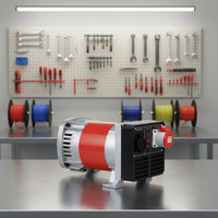 Alternateur sans balais à condensateur avec contrôleur automatique intelligent monophasé/triphasé à enroulement en cuivre 2-6KW Technic Power
