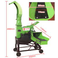 Nouvelle Broyeuse de Paille et Coupe-Herbe Domestique en Acier Inoxydable Haute Capacité 2,5 Tonnes/Heure pour Usage Domestique