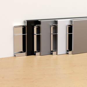 <span class=keywords><strong>Plinthe</strong></span> en alliage d'aluminium à <span class=keywords><strong>angle</strong></span> droit minimaliste <span class=keywords><strong>pour</strong></span> accessoires de revêtement de sol - Product Image 3