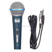 Microphone dynamique professionnel Beta-58 hypercardioïde filaire léger à suppression de bruit, en carton – Meilleures ventes