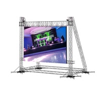KDW - Estructura de Soporte Cuadrada de Aluminio de Fácil Instalación para Pantallas LED de Video, Soporte de Suelo