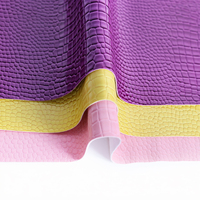Tissu en cuir synthétique PVC de haute qualité, motif crocodile gaufré, simili cuir imperméable, cuir végétalien pour sacs, canapés, chaises de maison
