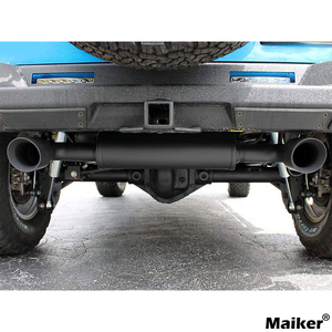 Accesorios para coche, <span class=keywords><strong>escape</strong></span> <span class=keywords><strong>de</strong></span> <span class=keywords><strong>gas</strong></span> doble para Jeep Wrangler JK - Product Image 4